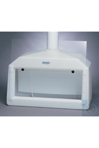 SP Bel-Art Large Molded Polyethylene Fume Hoodwith Baffle and Acrylic Sash;...